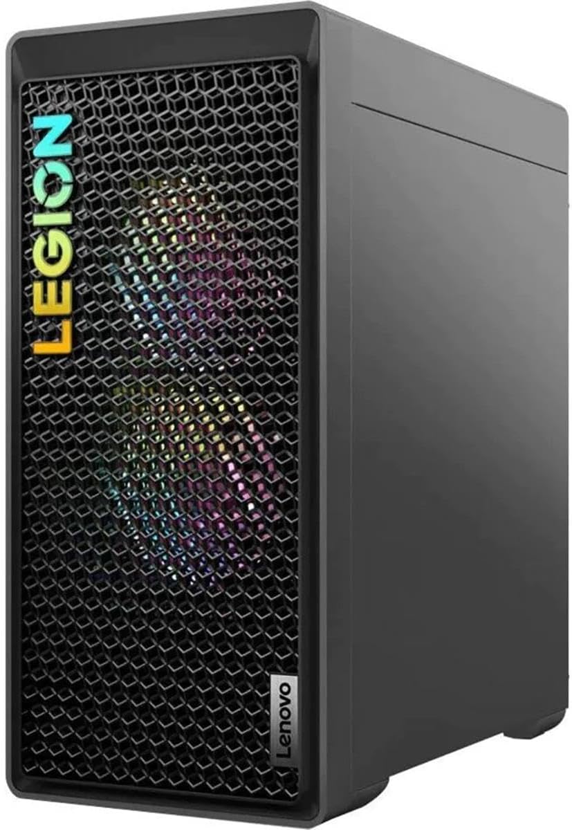 Lenovo Legion T5 26IRB8 Gaming Desktop Computer, Intel Core i7-13700F 2.1GHz, 16GB RAM, 1TB SSD, NVIDIA GeForce RTX 4070 12GB, Windows 11 Pro, Storm Gray