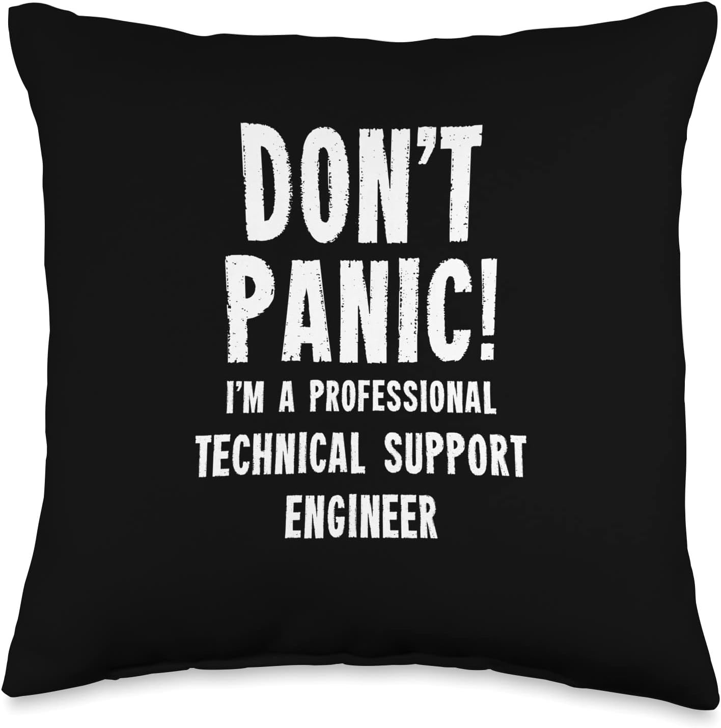 IT Tech Support Team Gifts & T-Shirts Technical Support Engineer Throw Pillow, 16×16, Multicolor