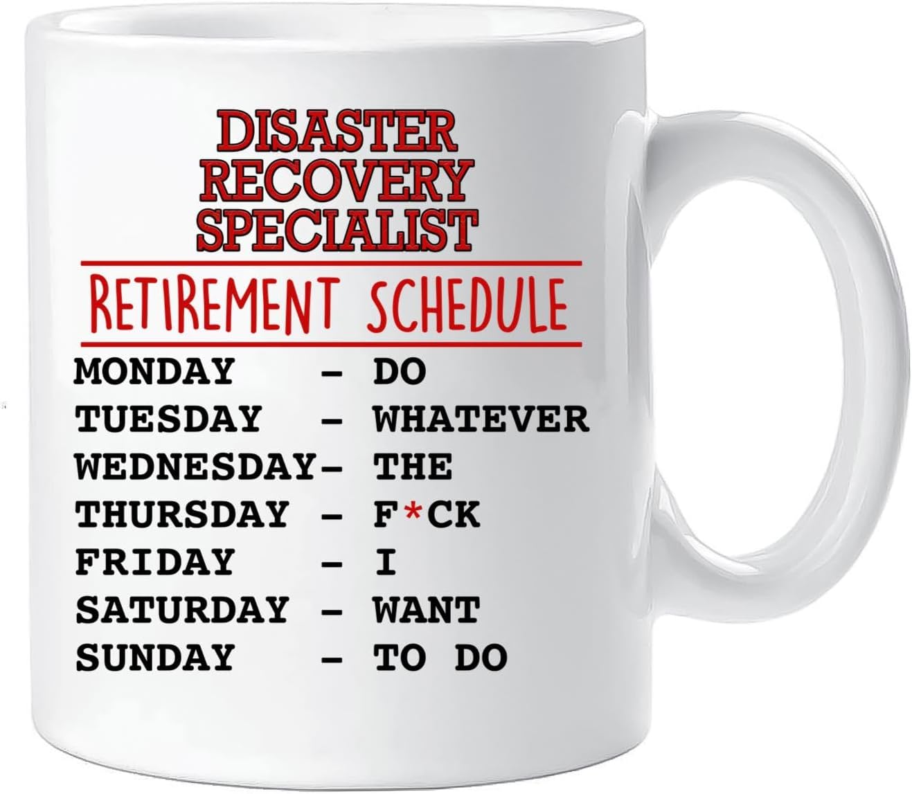 Carez Retirement Gift For Disaster Recovery Specialist retirement Mug, Appreciation Gift For Disaster Recovery Specialist, Thank You Gift For Disaster Recovery Specialist Gift, goodbye coworker