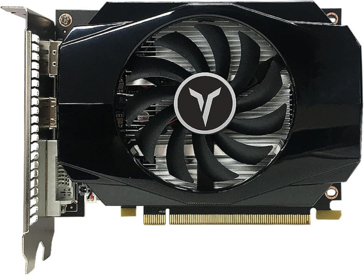 Yeston Radeon RX 550 4GB GDDR5 1183MHz 512processors PCIExpress 3.0 DirectX12 Video Cards Double Slot DP+HDMI Compatible +DVI-D Graphics Card of Desktop (Black)