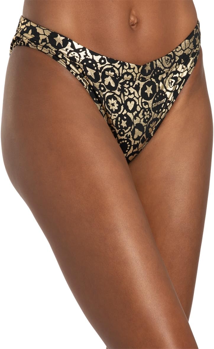 Sporti Hydrolast Women’s Bikini Bottoms for Swimming,Surfing,Quick-Drying, Chlorine Proof,Printed Cheeky,Soft & Comfy Suit