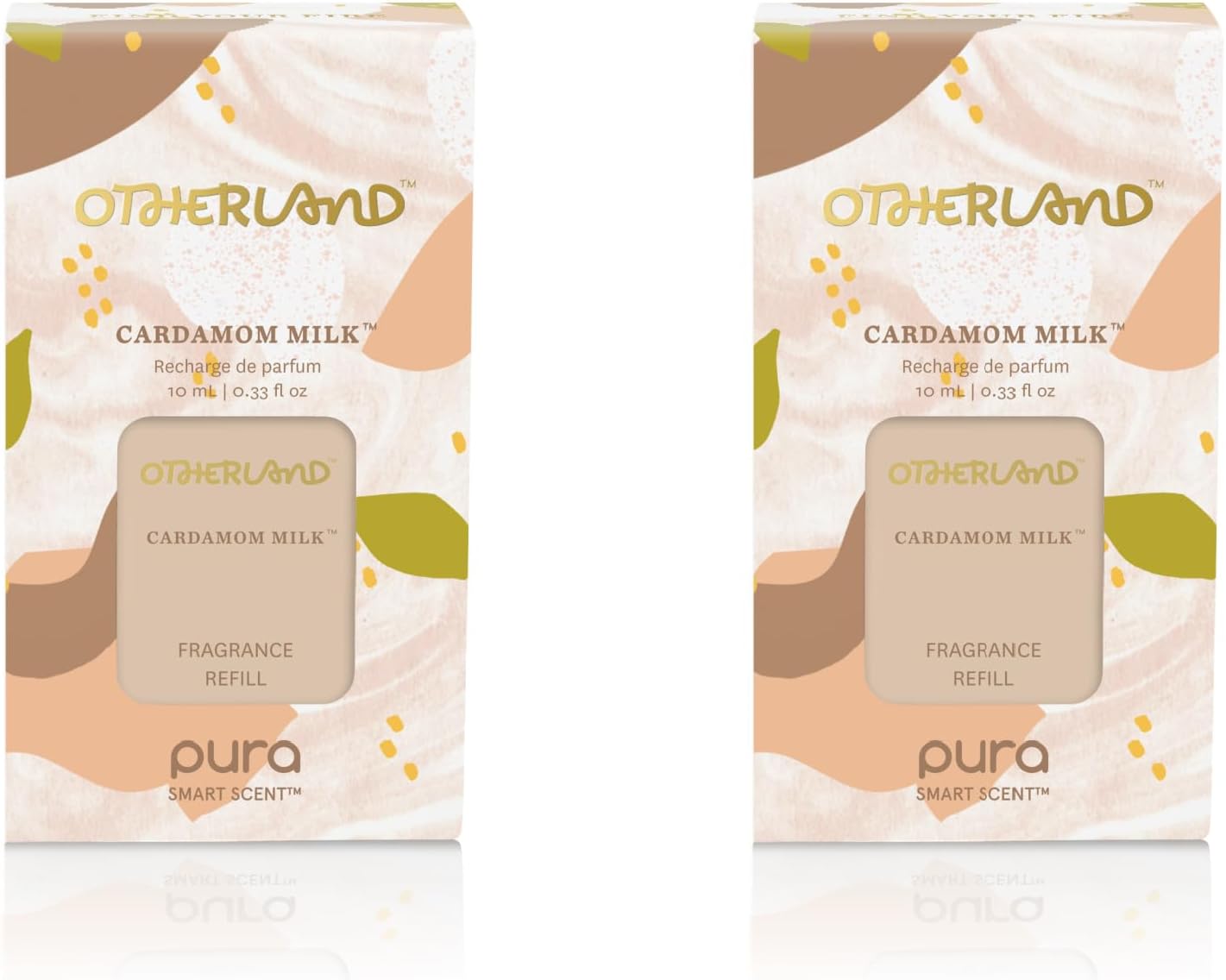 Otherland Cardamom Milk 2 Pack of Pura Diffuser Refills | Frothy Milk, Praline Woods & Cardamom Pura Scents | Oil Diffuser Refills | For Use in Pura Scent Diffusers for Home (Pack of 2 Pura Refills)