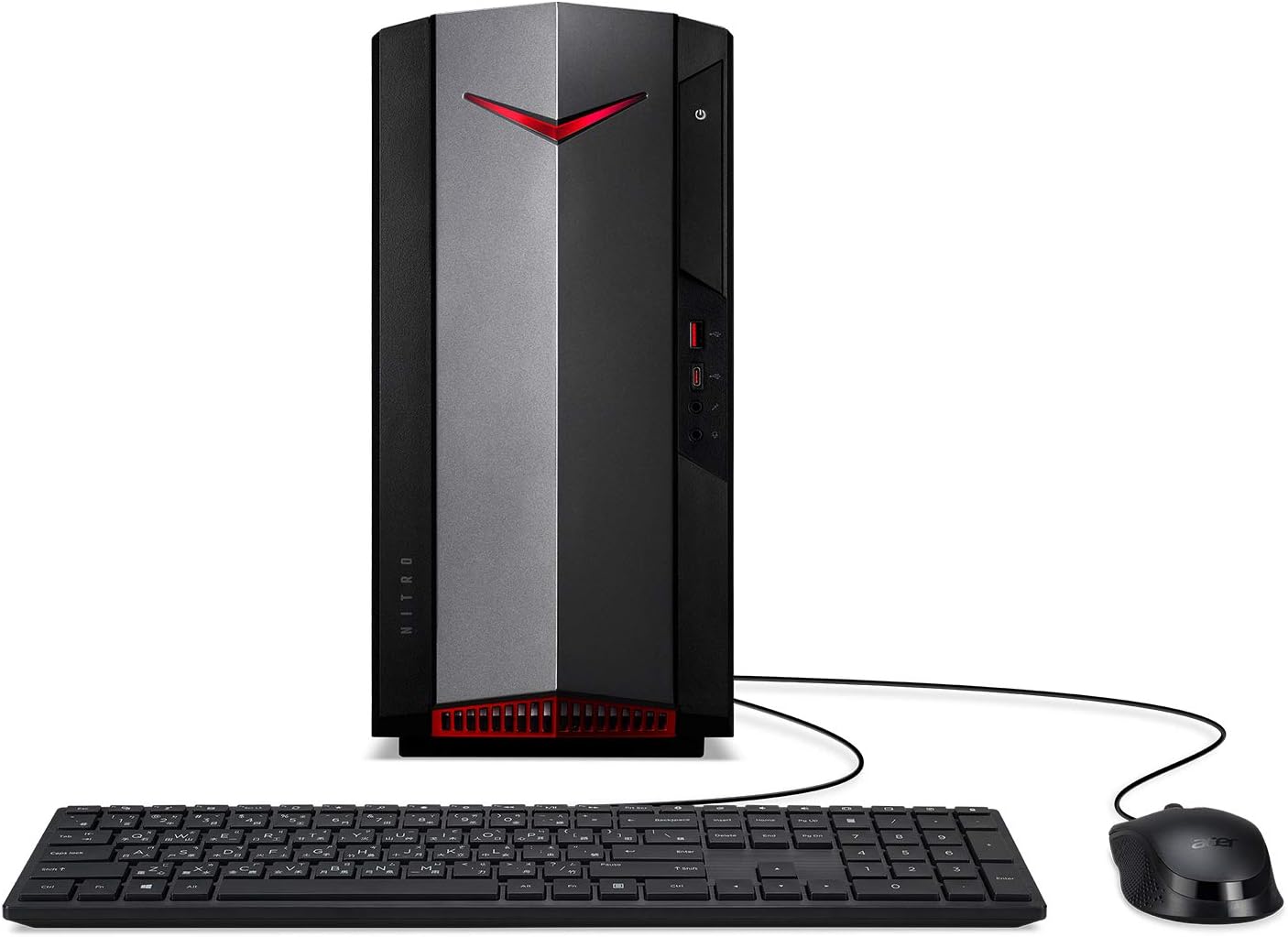 Acer Nitro 50 N50-640-UR11 Gaming Desktop | 12th Gen Intel Core i5-12400F 6-Core Processor | NVIDIA GeForce GTX 1650 | 8GB 3200MHz DDR4 | 512GB NVMe M.2 SSD | Intel Wi-Fi 6E AX211 | Windows 11 Home