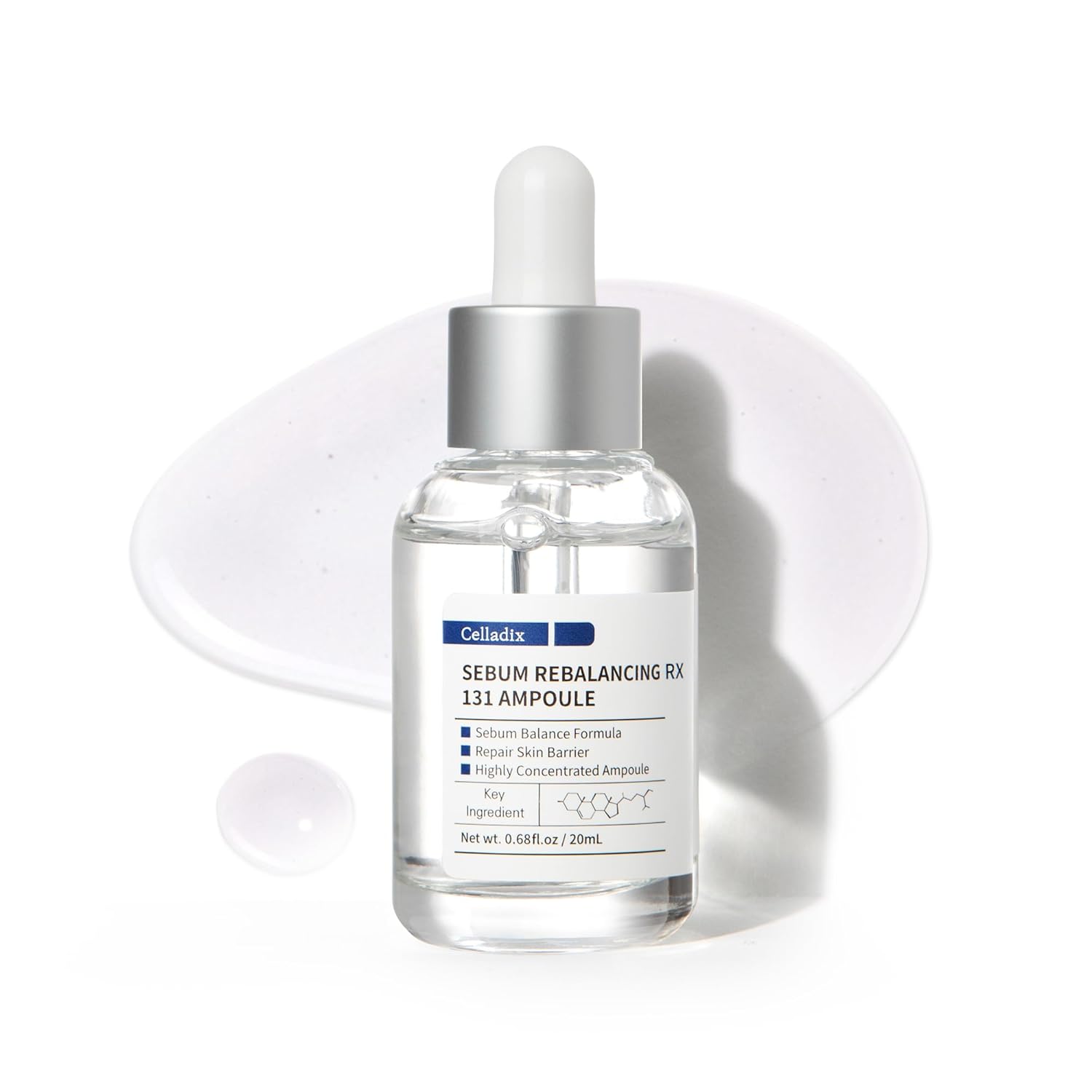 Sebum Rebalancing Rx 131 Ampoule | Minimize Sebum Serum | Tighten Enlarged Pores | Repair Skin Barrier | Rapid Soothing for Daily Use | Oily & Combination Skin | 0.68 Fl Oz