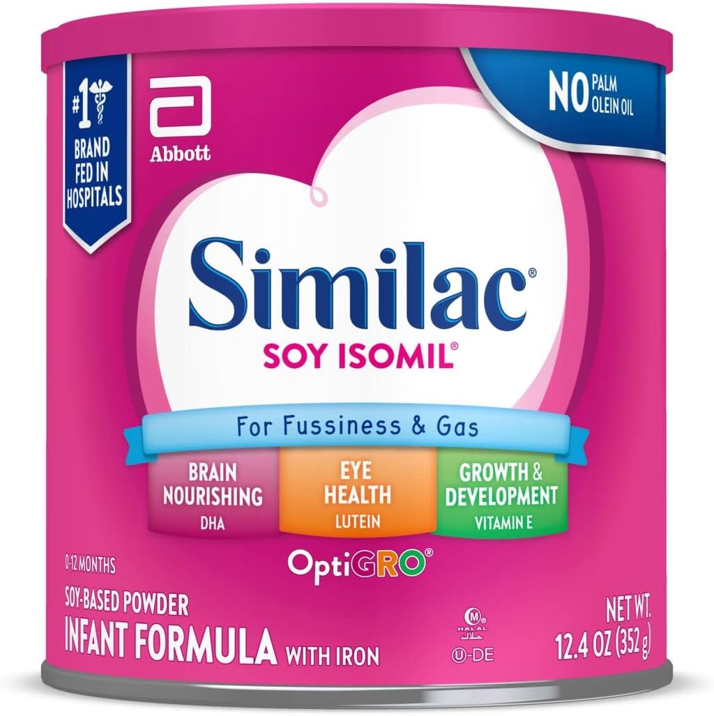 Similac Isomil Advance Soy Formula, Powder, 12.4-Ounces