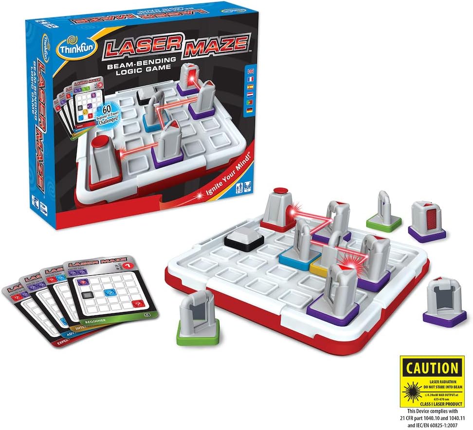 ThinkFun Laser Maze STEM Toy Set | Brain-Boosting Game | Award-Winning Activity | Perfect for Boys and Girls Aged 8 and Up – Class 1