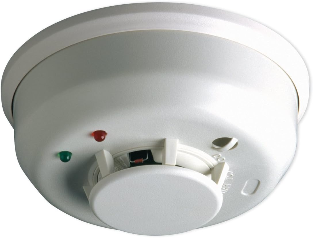 Honeywell 5808W3 Wireless Photoelectric Smoke/Heat Detector