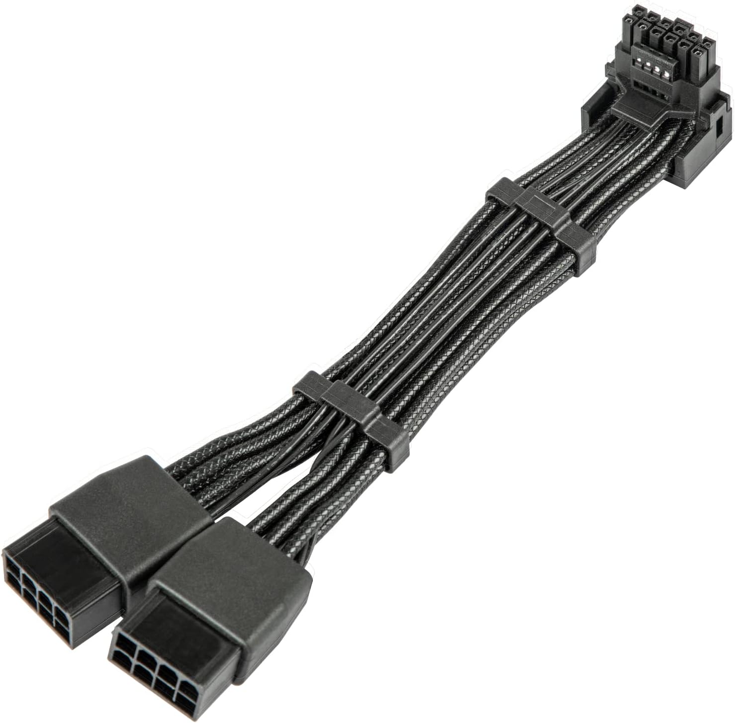 12VHPWR 90 Degree Adapter to 2X 8Pin: 16AWG 16 PIN GPU Right Angle PCI-E 5.0 Extension for for Graphic Card GPU 12+4pin RTX 3090Ti 4070Ti 4080 4090 (Type A)