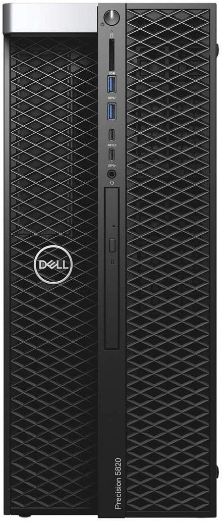 Dell Precision T5820 Workstation Intel Xeon W-2155 3.30GHz (Up to 4.50GHz) 10-Core Processor 64GB DDR4 Memory 1TB NVMe SSD + 4TB HDD NVIDIA Quadro P4000 8GB (4x Display Port) Win 10 Pro (Renewed)