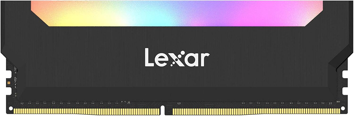 Lexar Hades RGB 16GB (2x8GB) DDR4 RAM 3600MHz CL18 Desktop Memory LD4BU008G-R3600UDLH