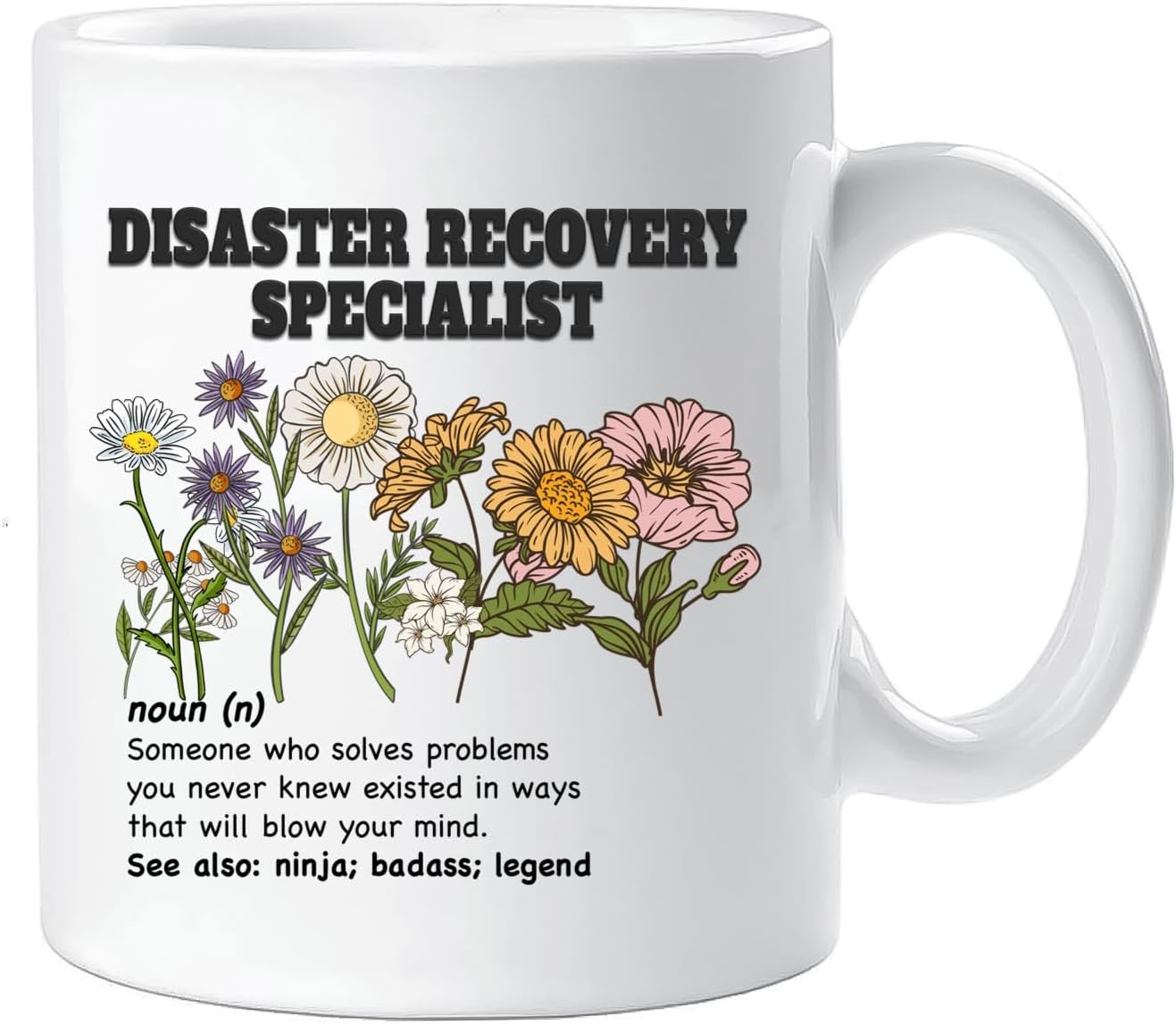 Carez Floral Disaster Recovery Specialist Gift For Women, Disaster Recovery Specialist Appreciation Gift For Disaster Recovery Specialist, christmas gift for Disaster Recovery Specialist Mug