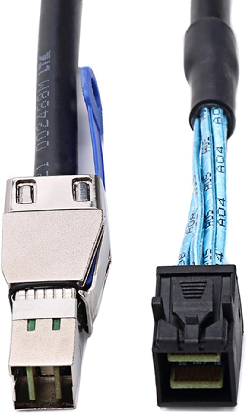 SFF8644 to SFF8643 Cable External HD36PIN 12Gbps SAS3.0 Chassis Transmission Cable for Data Center Servers