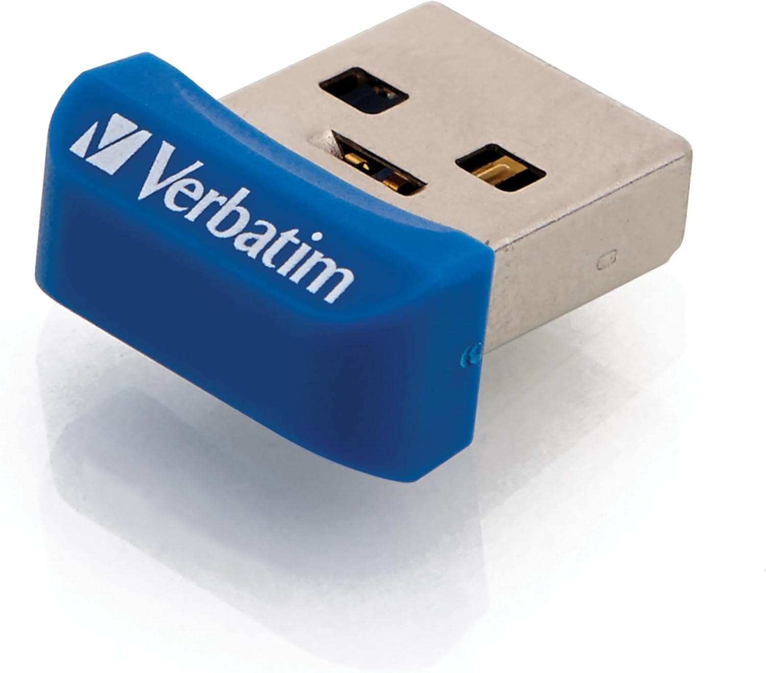 Verbatim 16GB Store ‘n’ Stay Nano USB 3.2 Gen 1 Flash Drive Snag-free Low Profile Thumb Drive – Blue