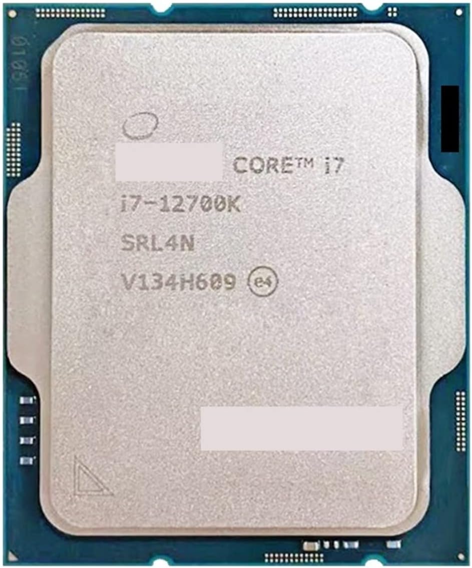 CPU c I7-12700K I7 12700K 3.6 GHz Twelve-Core Twenty-Thread CPU Processor 10NM L3=25M 125W LGA 1700 But Without Fan