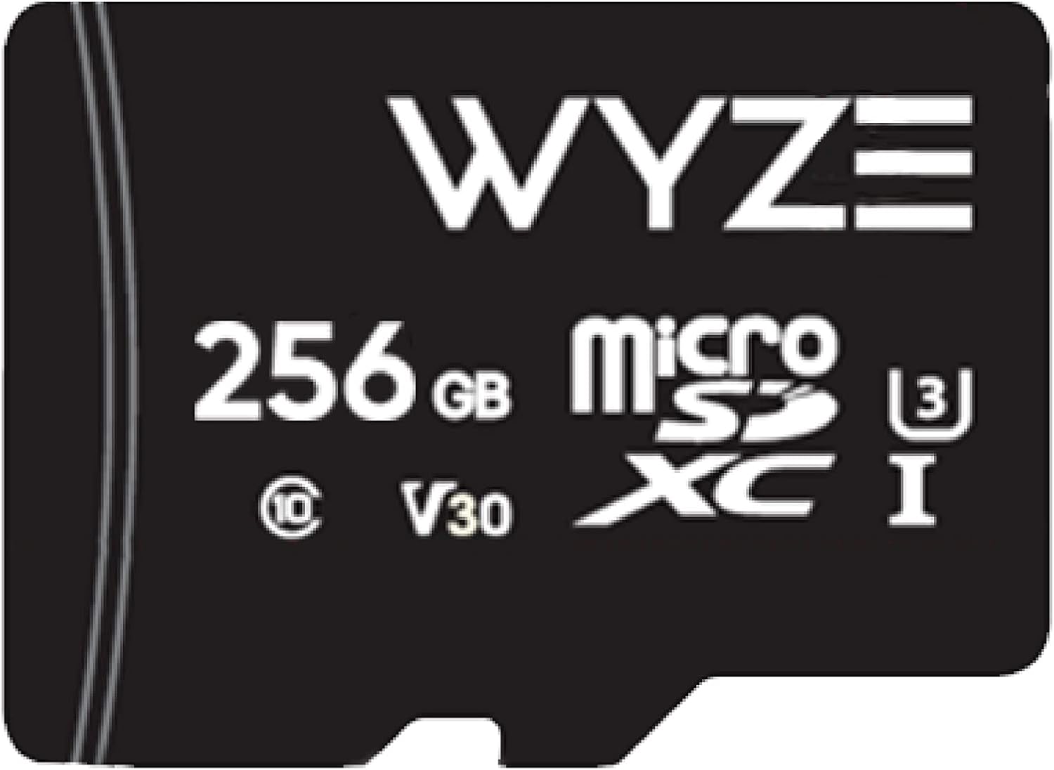 Wyze Expandable Storage 256GB MicroSDXC Card Class 10, Black