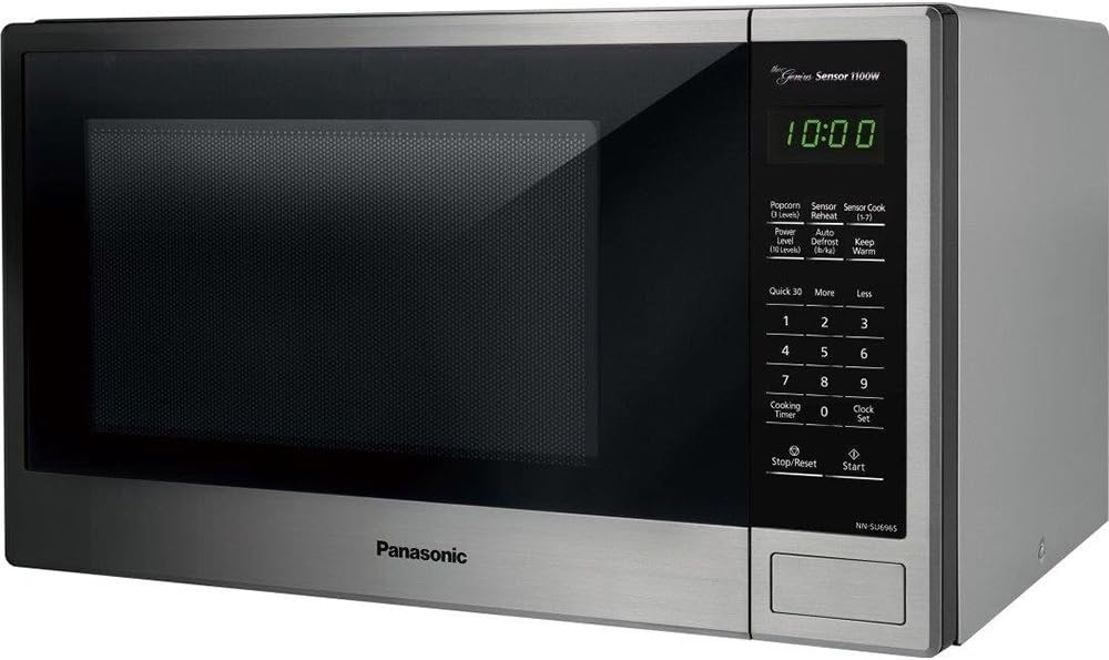 Panasonic NN-SU696S Microwave Oven, 1.3 Cft, Stainless Steel/Silver