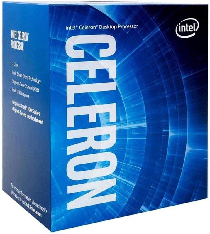 Intel® Celeron G-5900 Desktop Processor 2 Cores 3.4 GHz LGA1200 (Intel® 400 Series chipset) 58W, Model Number: BX80701G5900