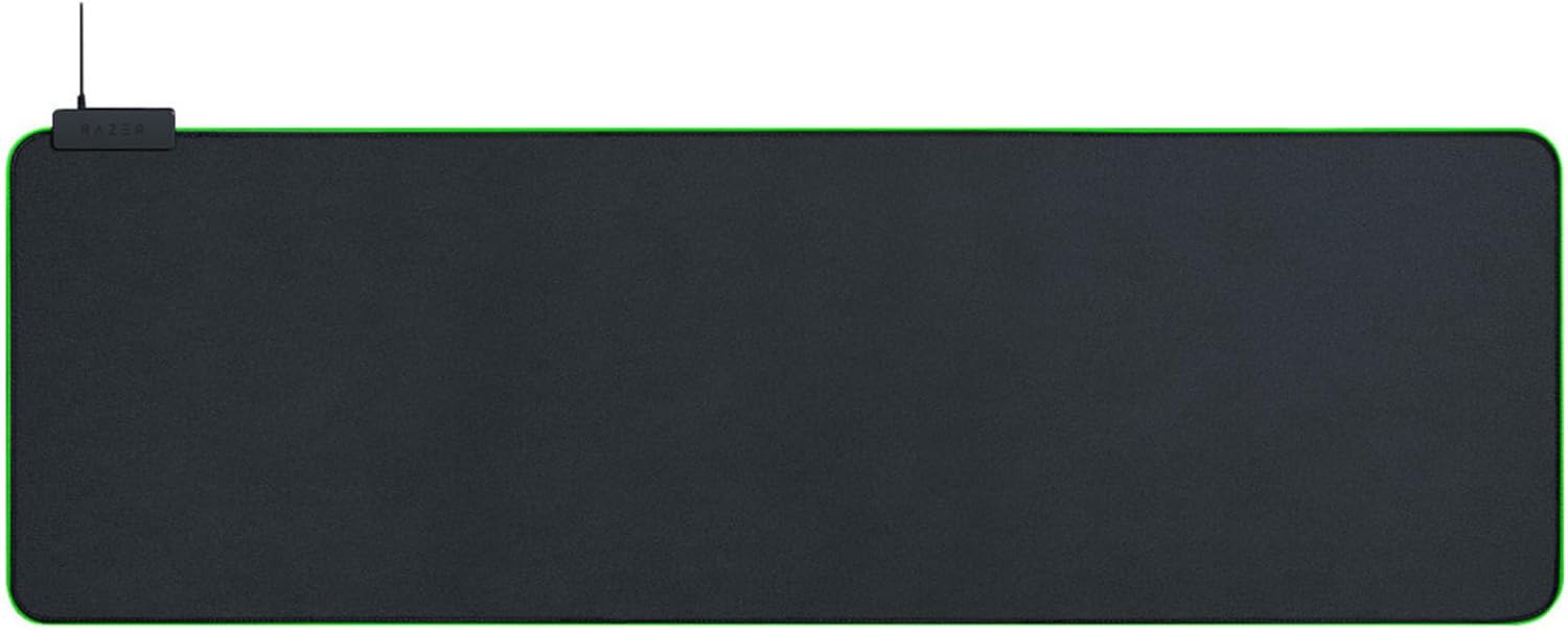 Razer Goliathus Extended Chroma Gaming Mousepad: Customizable Chroma RGB Lighting – Soft, Cloth Material – Balanced Control & Speed – Non-Slip Rubber Base – Classic Black