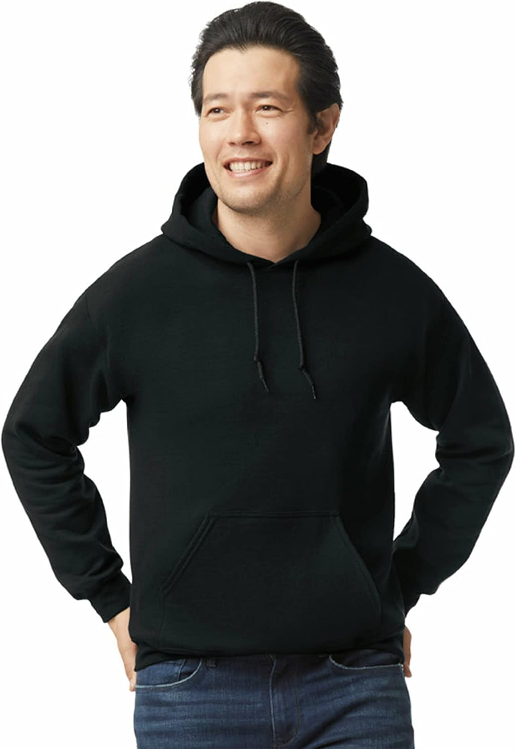 Gildan Unisex Adult Fleece Hoodie Sweatshirt, Style G18500, Multipack