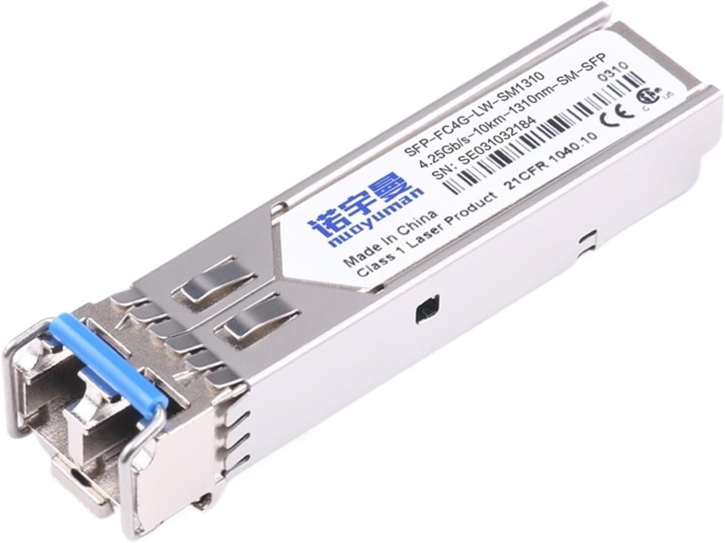 SFP4.25G Optical Module Single-Mode Dual-Fiber 1310NM Optical Fiber Module Data Center Server Storage Module Multi-Mode 850nm Compatible with EMC (Color : 4.25G Single Mode 1310nm 10KM)