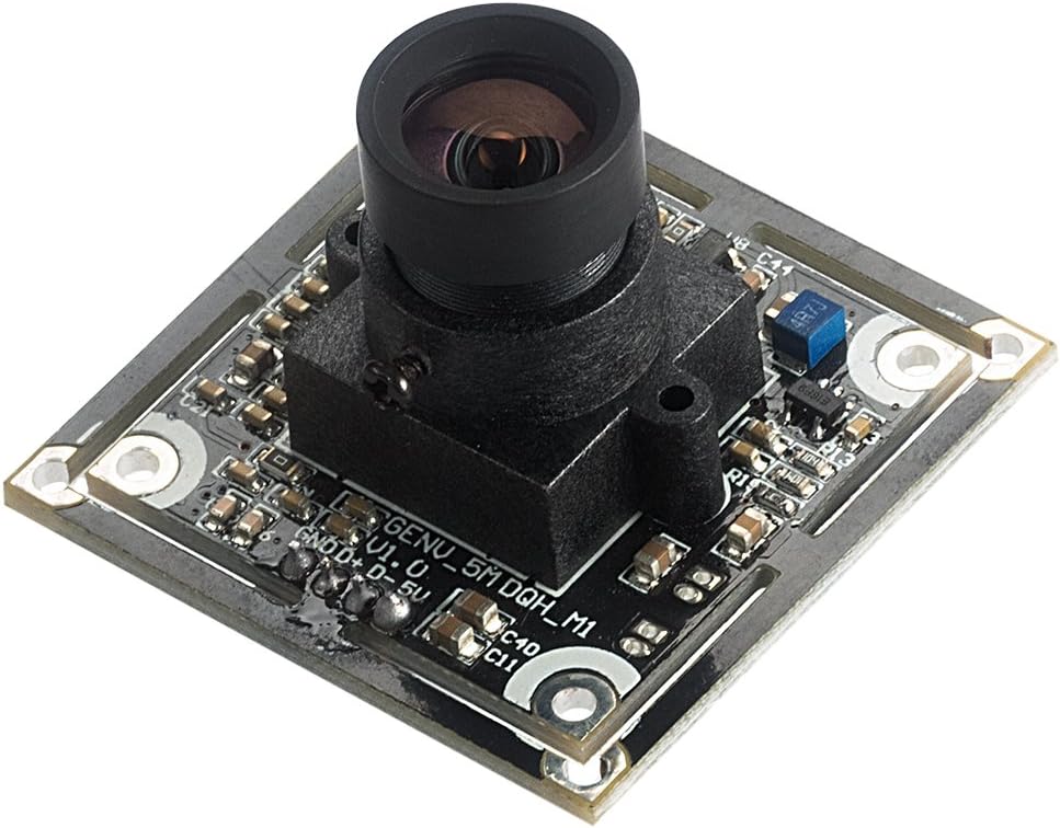 Spinel 5MP WDR USB Camera Module with 3.6mm Lens, 120DB, Support 2592X1944 up to 30fps, UVC Compliant, Support Most OS, Focus Adjustable, P/N: UC50MPD_L36