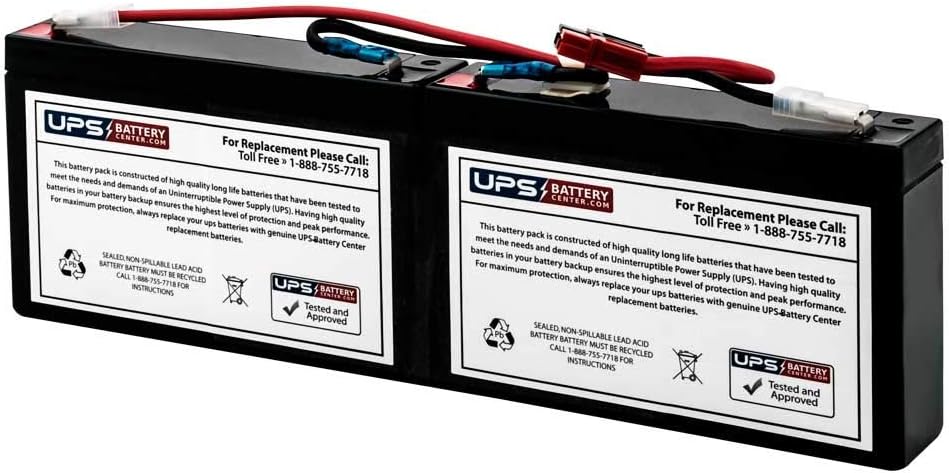 SC450RM1U – UPSBatteryCenter Compatible Replacement Battery Pack for APC Smart-UPS SC 450VA 120V – 1U Rackmount/Tower