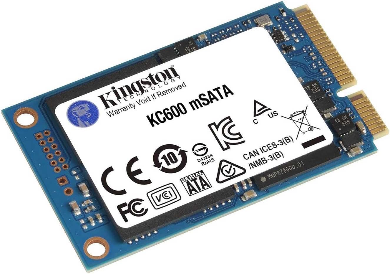 Kingston KC600 SSD 512GB SATA3 mSATA – SKC600MS/512G