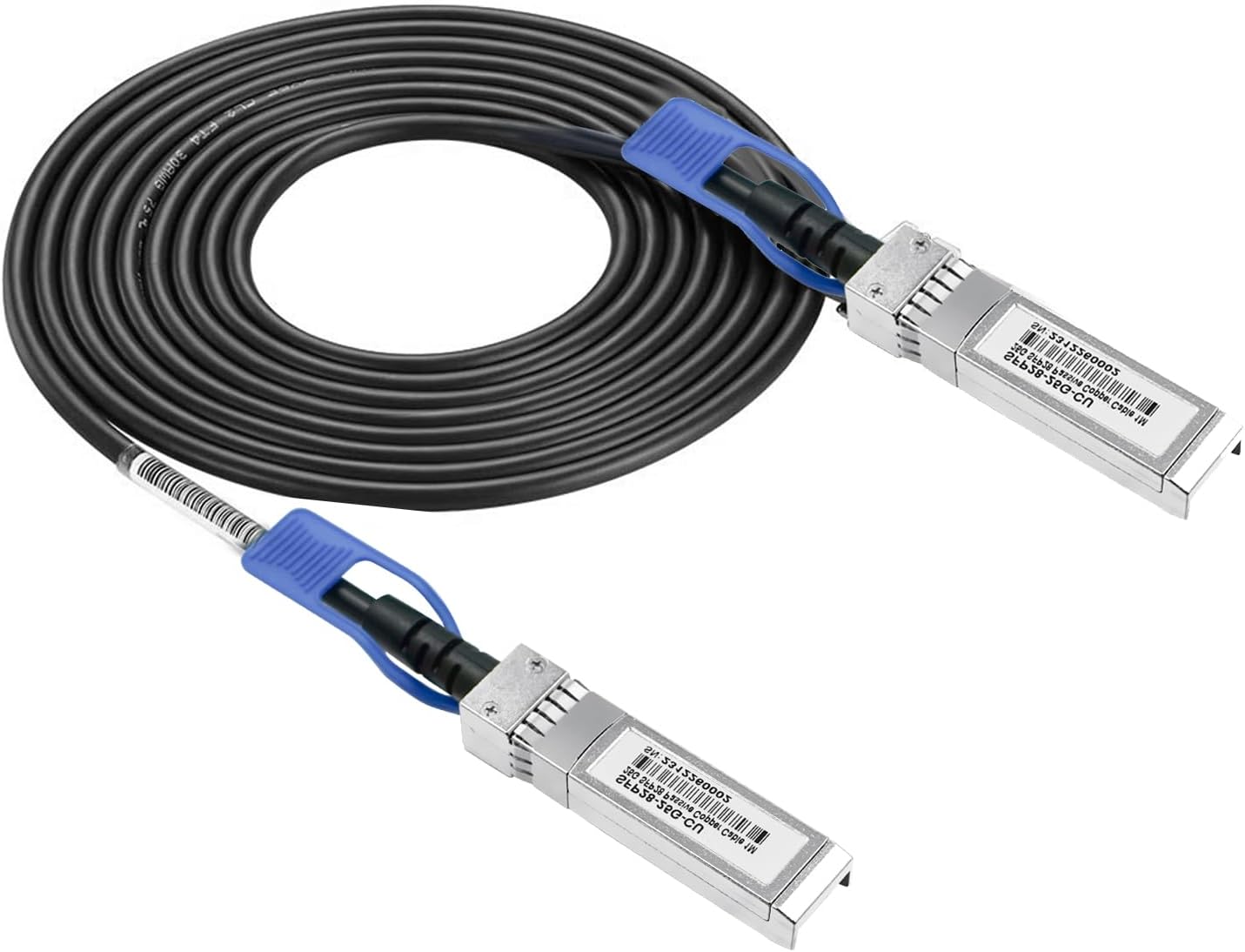 SFP+ DAC Twinax Cable – SFP Patch Cable,25GBASE-CU Passive Direct Attach Copper SFP Cable for Cisco SFP-H10GB-CU2M,Ubiquiti UniFi UC-DAC-SFP+,Meraki,Fortinet,D-Link,4-Meter(13ft)