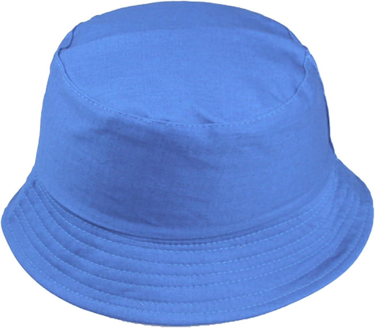 Bucket Hat Trendy Cotton Sun Hat for Beach, Golf, Fishing Fun Outdoor Vacation for Men and Women DNn Sky Blue