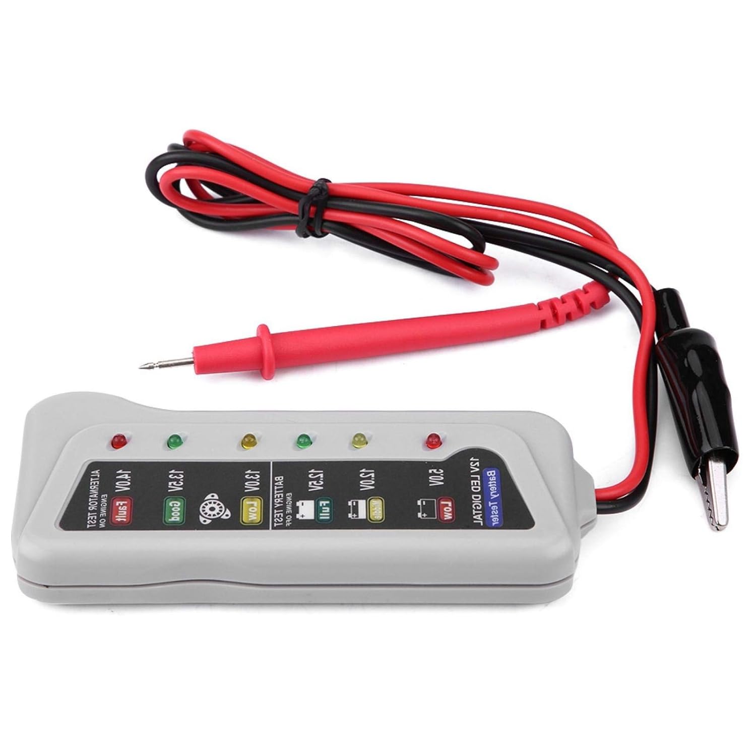 Milltrip Battery Tester, 2-14.8V Car Van Auto Battery Checker Storage/Maintenance Charger System Analyzer Checker Tool