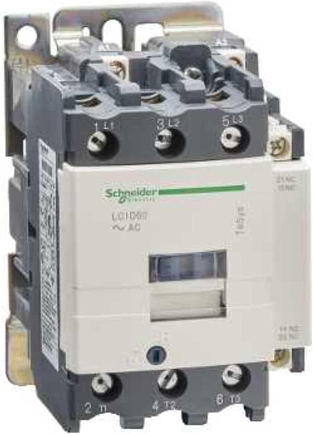 SCHNEIDER ELECTRIC Contactor 600-Vac 50-Amp Iec Plus Options LC1D50U7 71 Mm Single Ext Plate