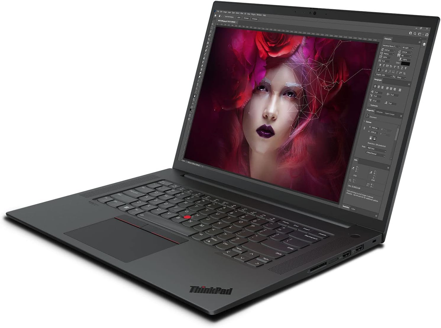 Lenovo ThinkPad P1 Gen 5 Intel Core i7-12700H, 14C, 16.0″ WUXGA (1920 x 1200) IPS, 300 nits, 64 GB RAM DDR5, 2TB SSD, NVIDIA RTX A1000, X-rite, Backlit KYB, Fingerprint Reader, Windows Pro