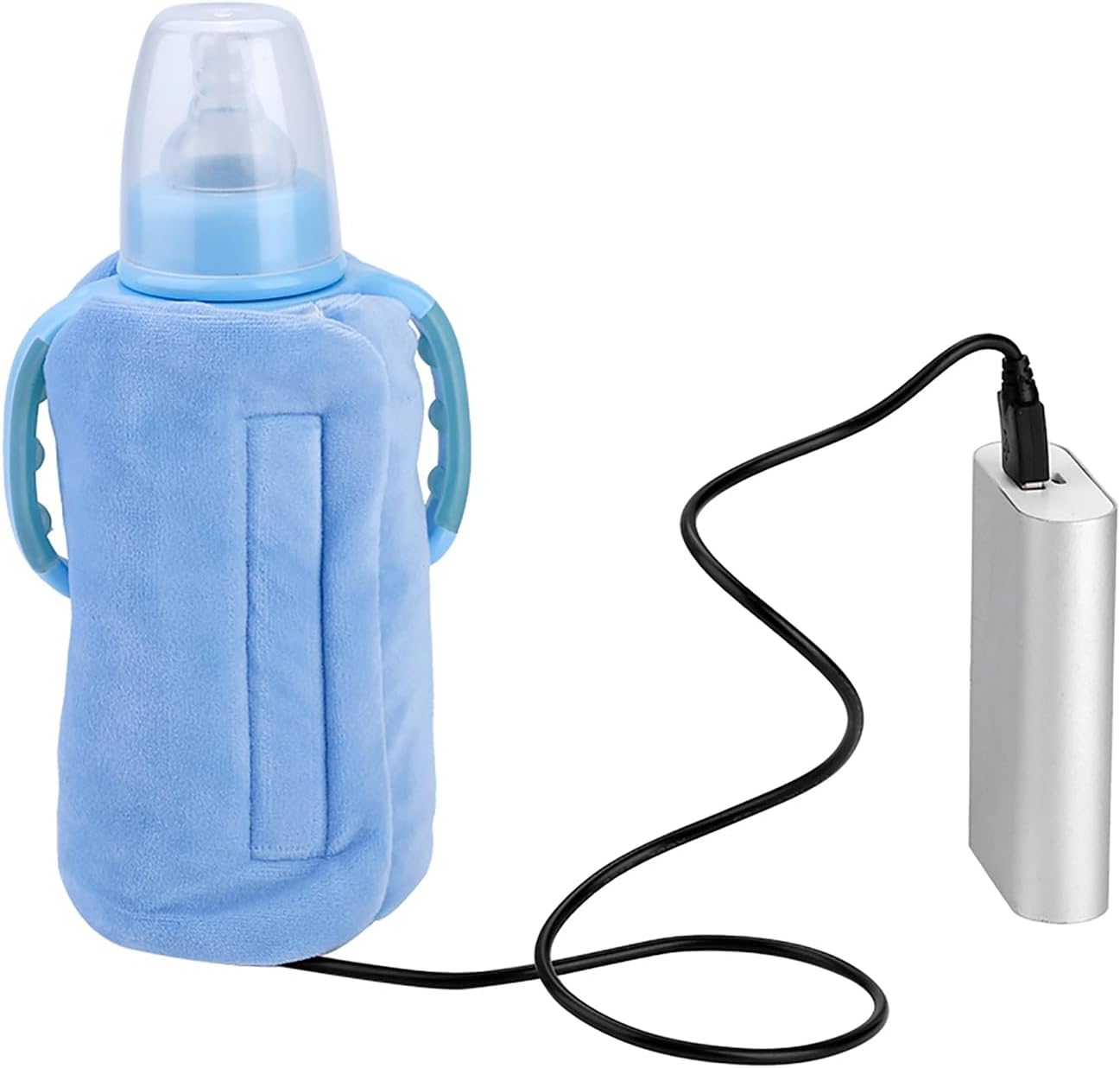 USB Milk Bottle Warm Heat Keeper Baby Milk, Water Warm Keeper Multifunction Coffee Tea Mug Beverage Warming Bag, JUST CAN Keep Warm, Won’t Heat UP Cold Water to HOT(Blue)