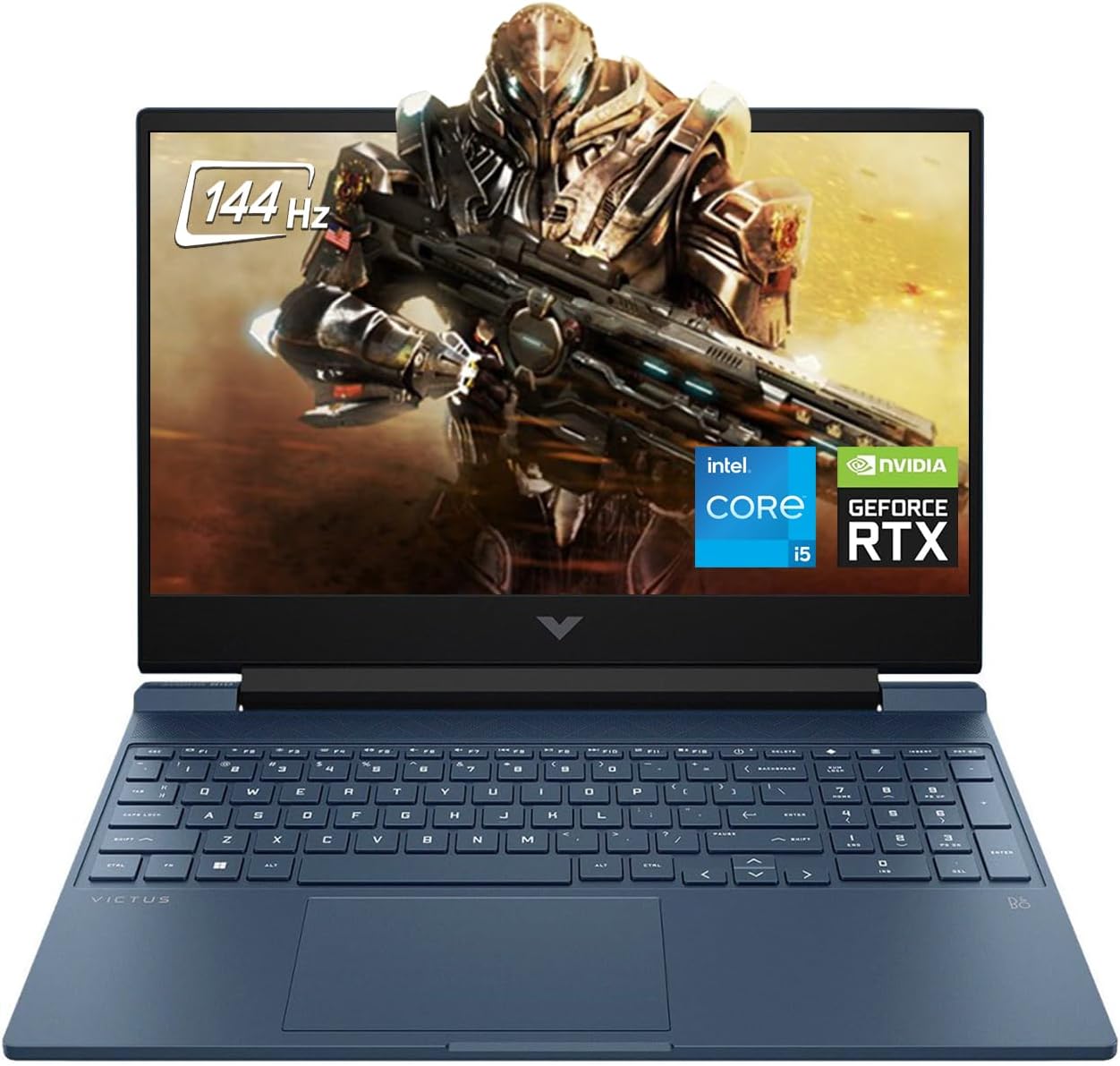 HP – Victus 15.6″ Gaming Laptop – 144Hz FHD(1920 x 1080) display – Intel Core i5-12450H – 16GB Memory – NVIDIA GeForce RTX 3050-1TB SSD – Backlit Keyboard – Windows 11 – Performance Blue – W/GaLiMu