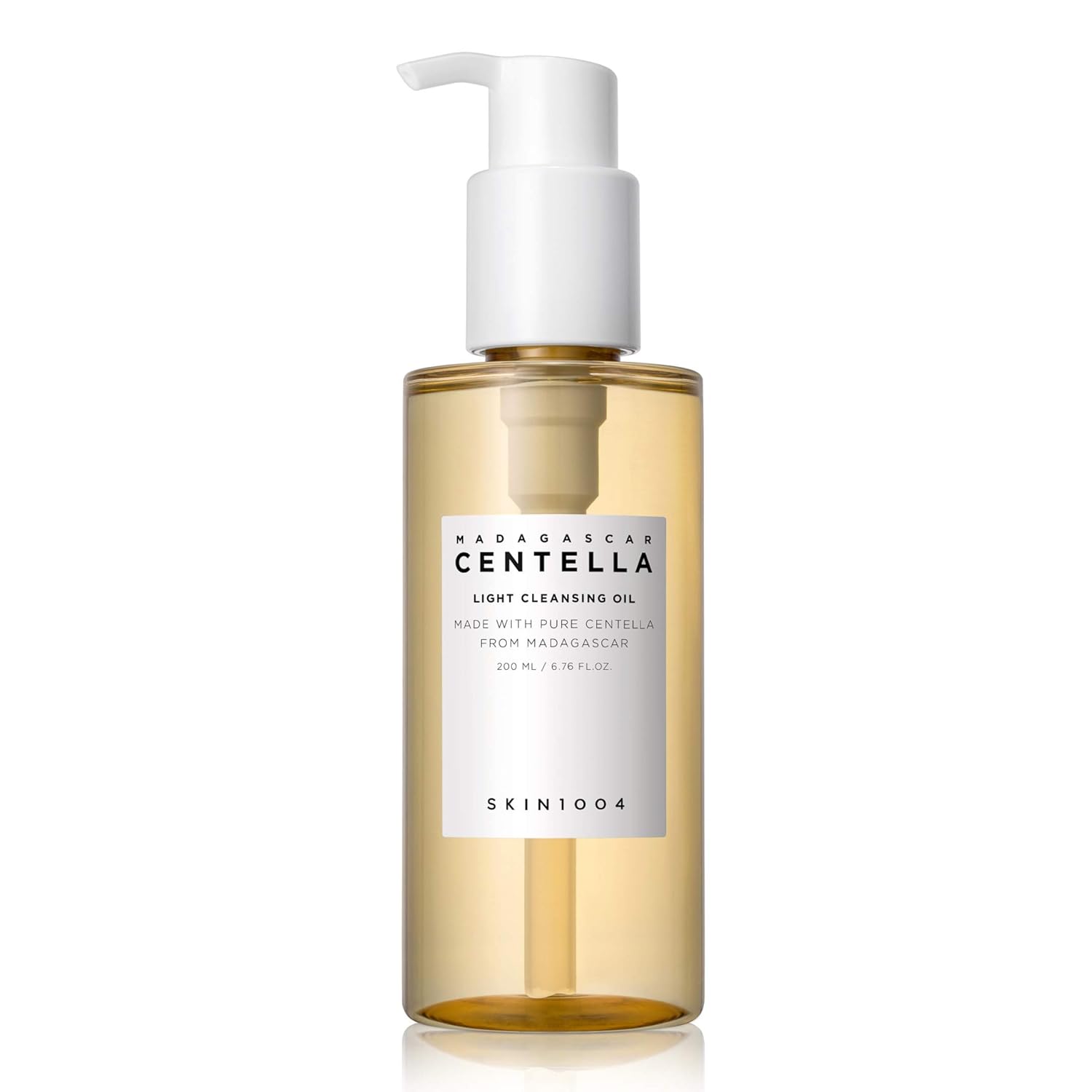 SKIN1004 Madagascar Centella Light Cleansing Oil 6.76 fl.oz, 200ml | Gentle Oil Cleanser for Face, Korean Facial Cleanser, Double Cleansing