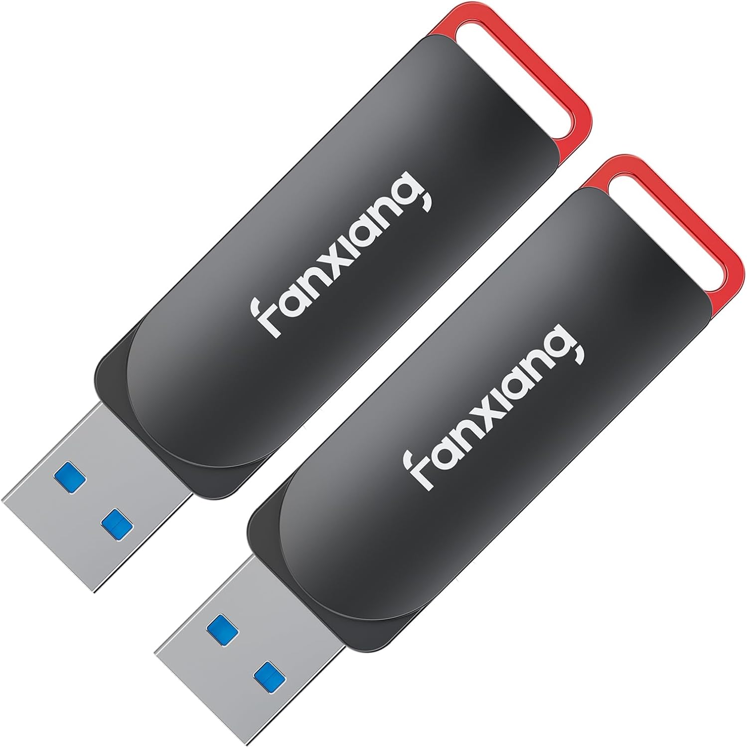 fanxiang 2 Pack 128GB USB Flash Drive, USB 3.2 Gen1 Thumb Drive, 200MB/s USB Drive, USB A Memory Stick Jump Drive for Storage and Backup, F309