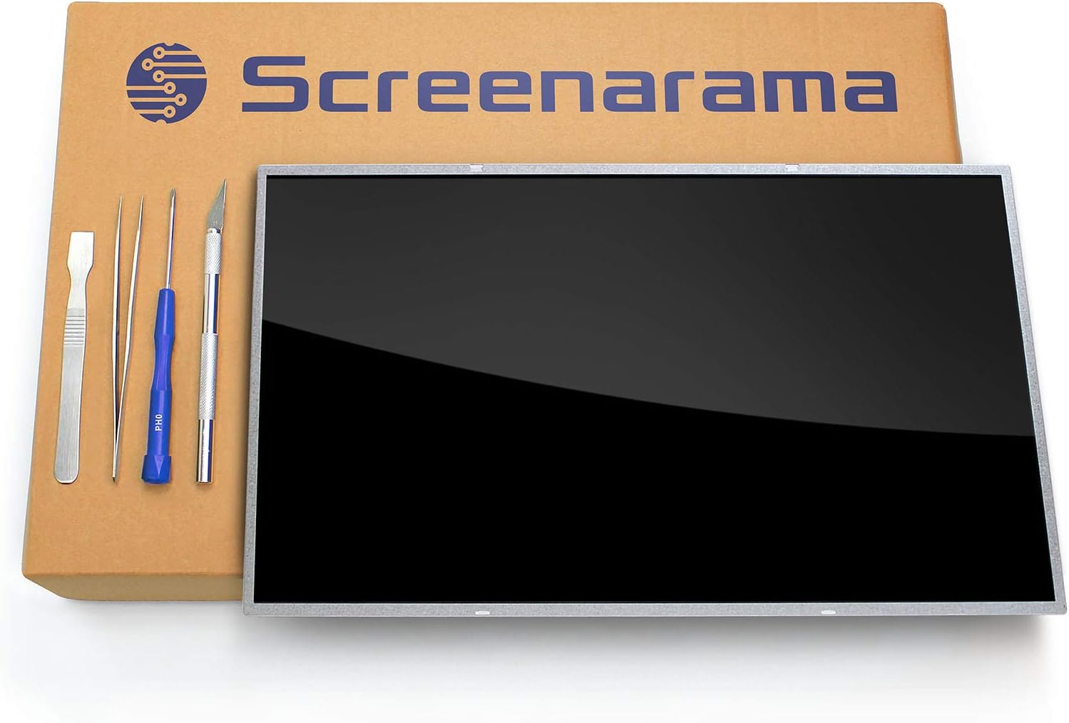 SCREENARAMA New Screen Replacement for Sony Vaio PCG-71913L, HD 1366×768, Glossy, LCD LED Display with Tools