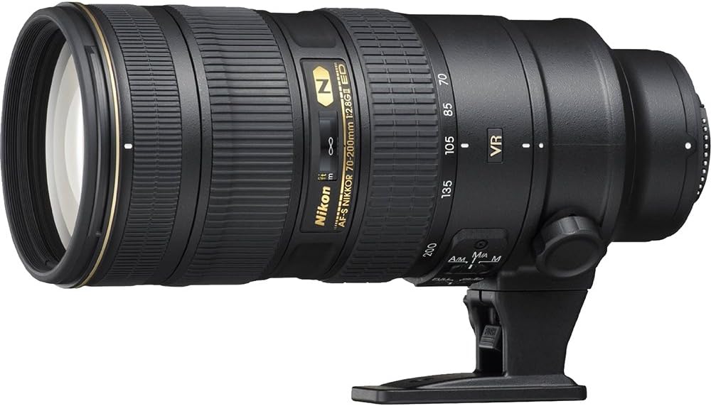 Nikon 70-200mm f/2.8G ED VR II AF-S Nikkor Zoom Lens for Nikon Digital SLR Cameras (Renewed)