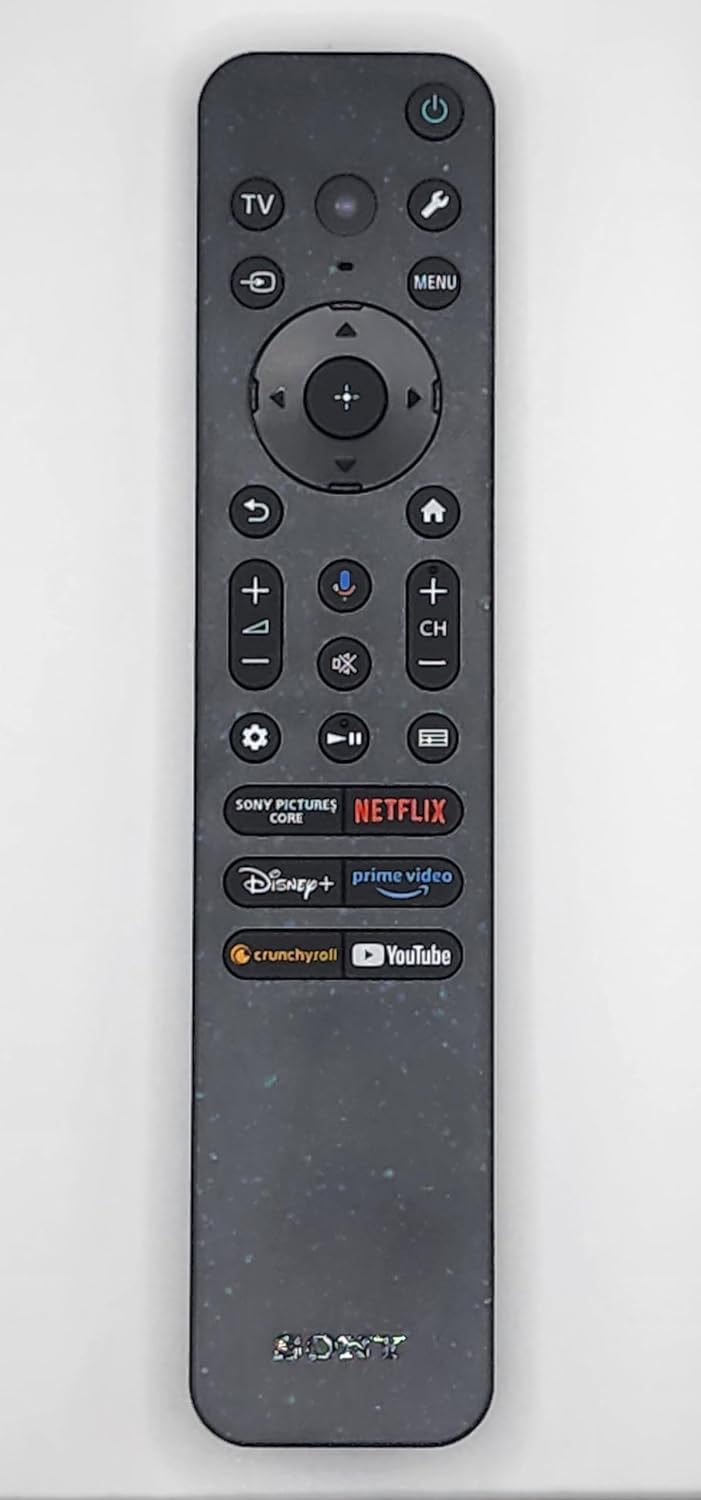 Sony 2024 RMF-TX820U Remote Control for 2024 Sony TVs with Voice Search and Cleanable Case