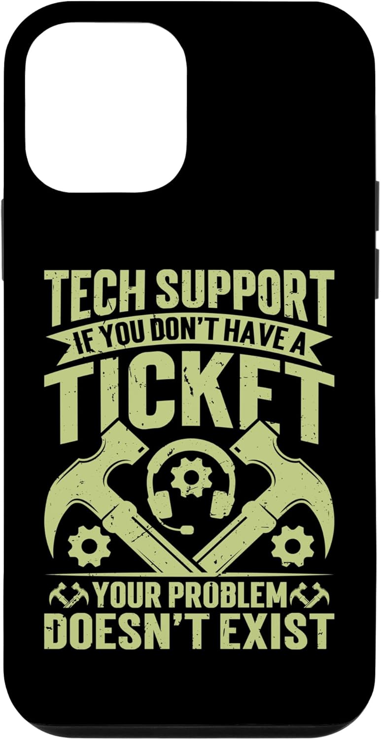 iPhone 12 mini Technical Support Computer PC IT Helpdesk Geek Nerd Design Case