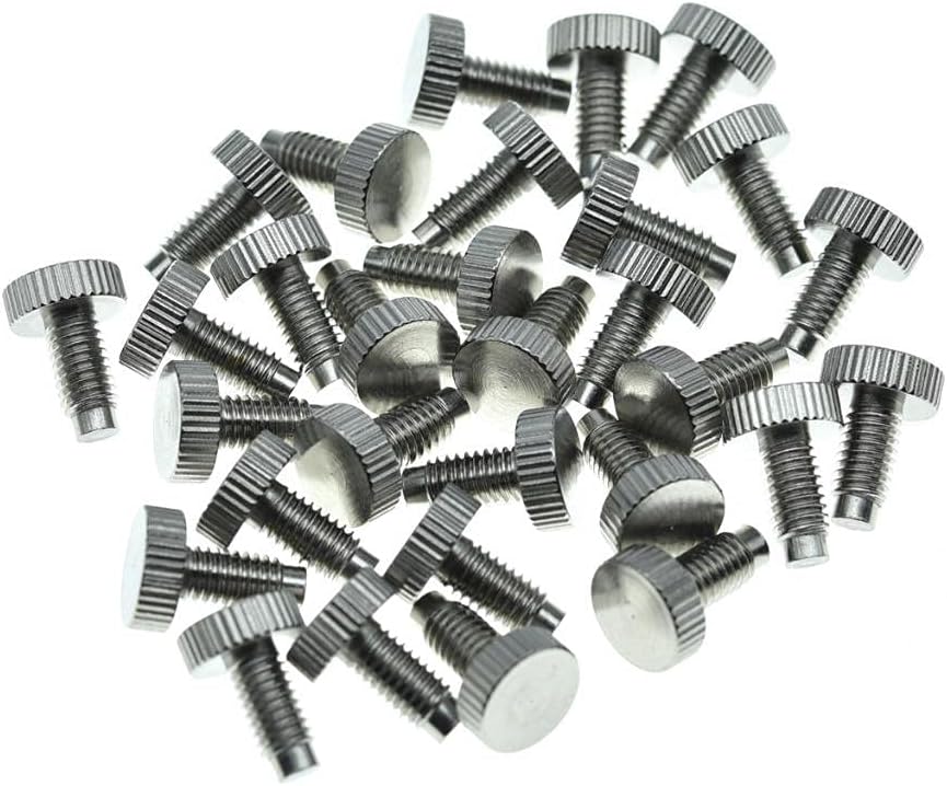 Dopro 30-Pack Stainless Steel Guitar Tremolo Bridge Fine Tuning Screws Fine Tuner Screws Fits FR