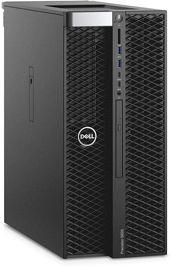 Dell Precision T5820 – Intel Xeon W-2135 6 Core 3.7Ghz – 128GB DDR4 RAM – Nvidia Quadro P400 2Gb – 2.4TB (4X 480GB New SATA SSD) – 950W PSU – (Renewed)