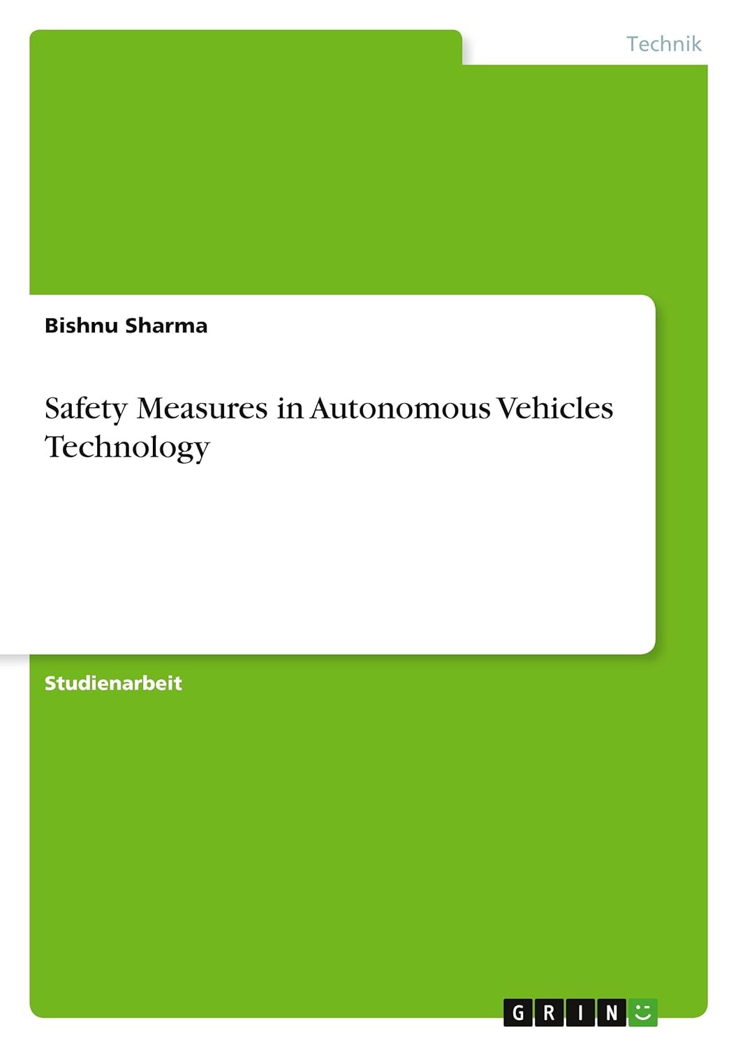 Safety Measures in Autonomous Vehicles Technology (German Edition)