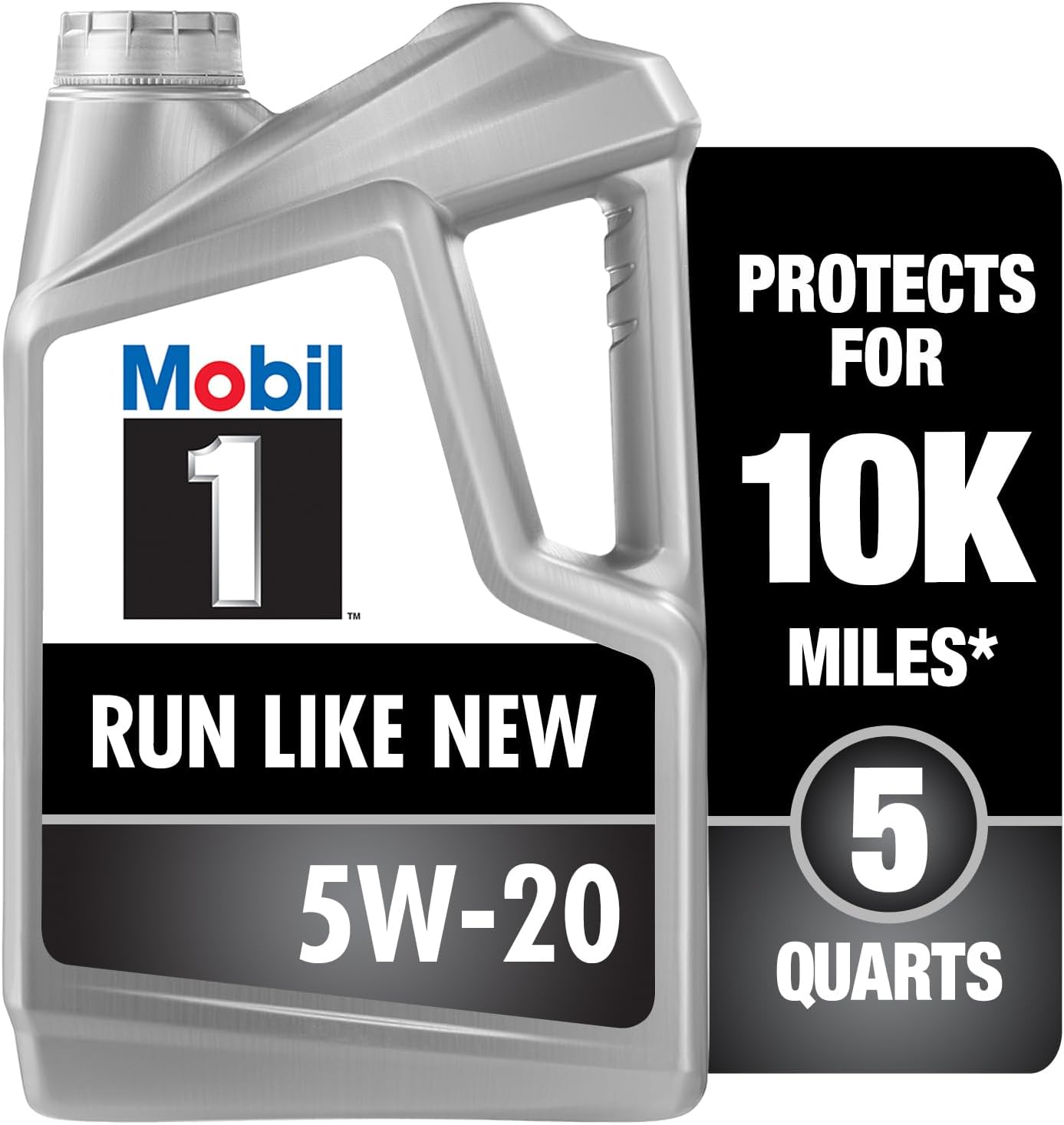 Mobil 1 Advanced Full Synthetic Motor Oil 5W-20, 5 Quart