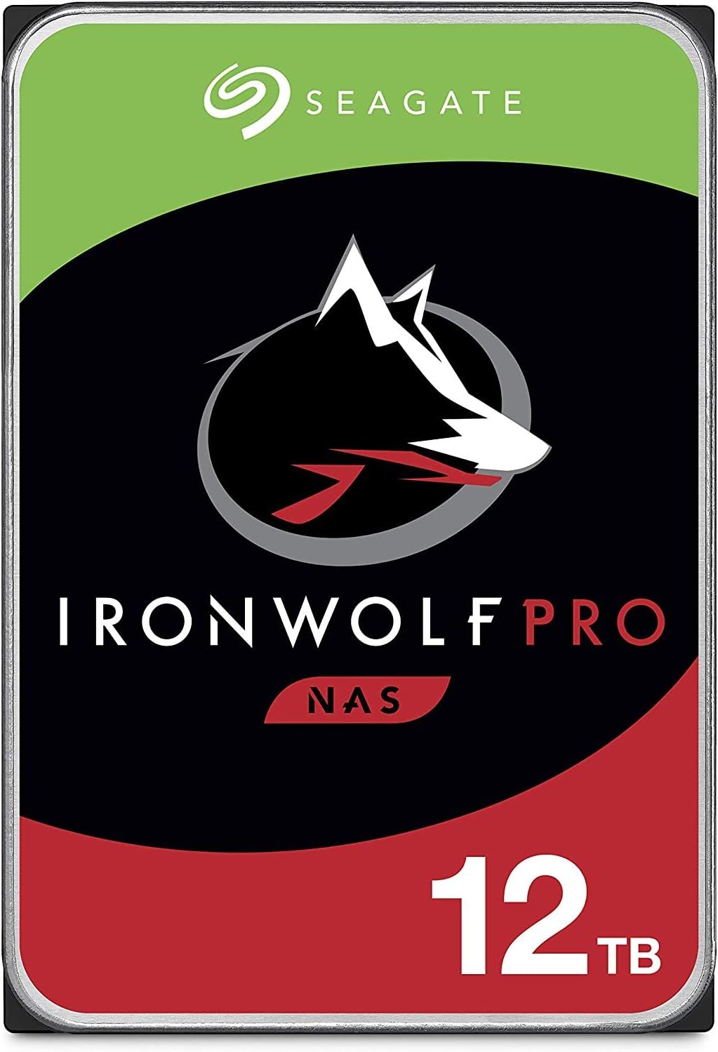 Seagate IronWolf Pro 12TB NAS Internal Hard Drive HDD – 3.5 Inch SATA 6Gb/s 7200 RPM 256MB Cache for RAID Network Attached Storage Data Recovery Service – Frustration Free Packaging (ST12000NEZ008)