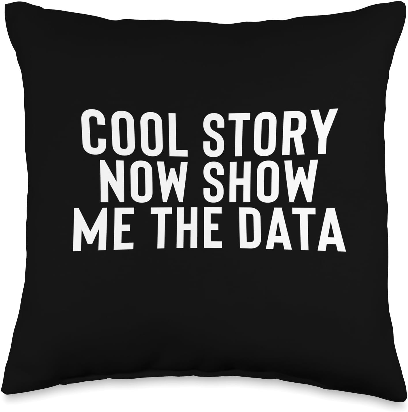 Data Science Statistics Analyst Finance researchers engineer Throw Pillow