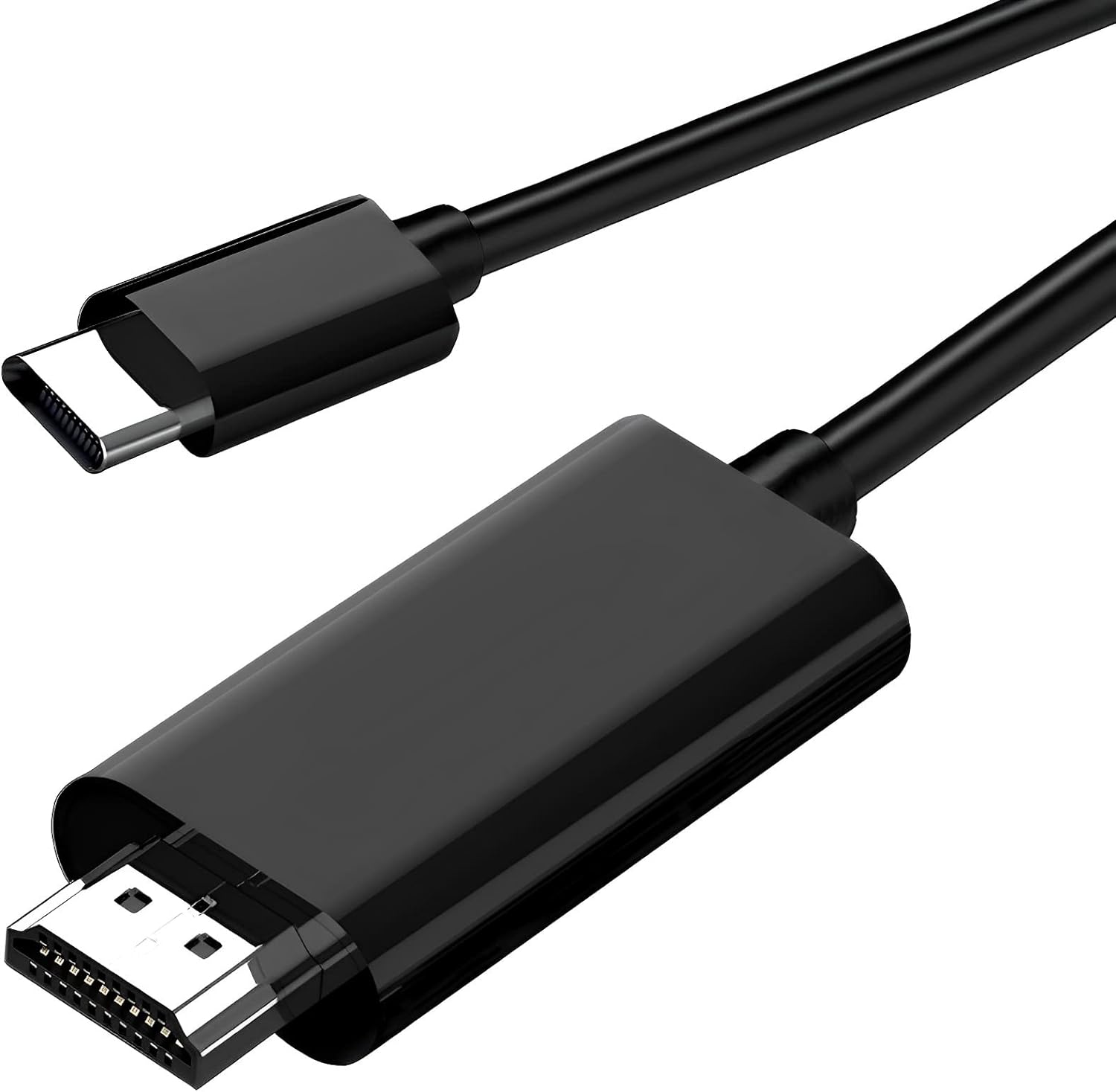 USB C to HDMI Cable 6ft 4K for Monitor, HDMI to USB C Adapter for MAC, USBC to HDMI Converter vga for iPad pro, USB C to HDMI Adapter for MacBook air, USB-C Type C to HDMI Cord for Chromebook TV