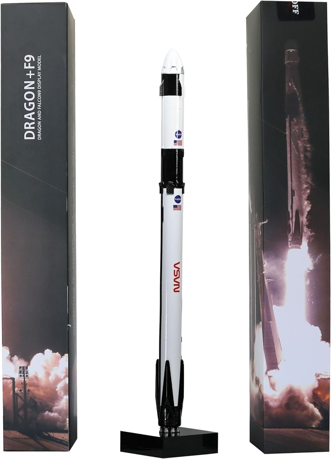 Flmenunu Space X Falcon 9 + Dragon 1/233 Diecast Rocket Model