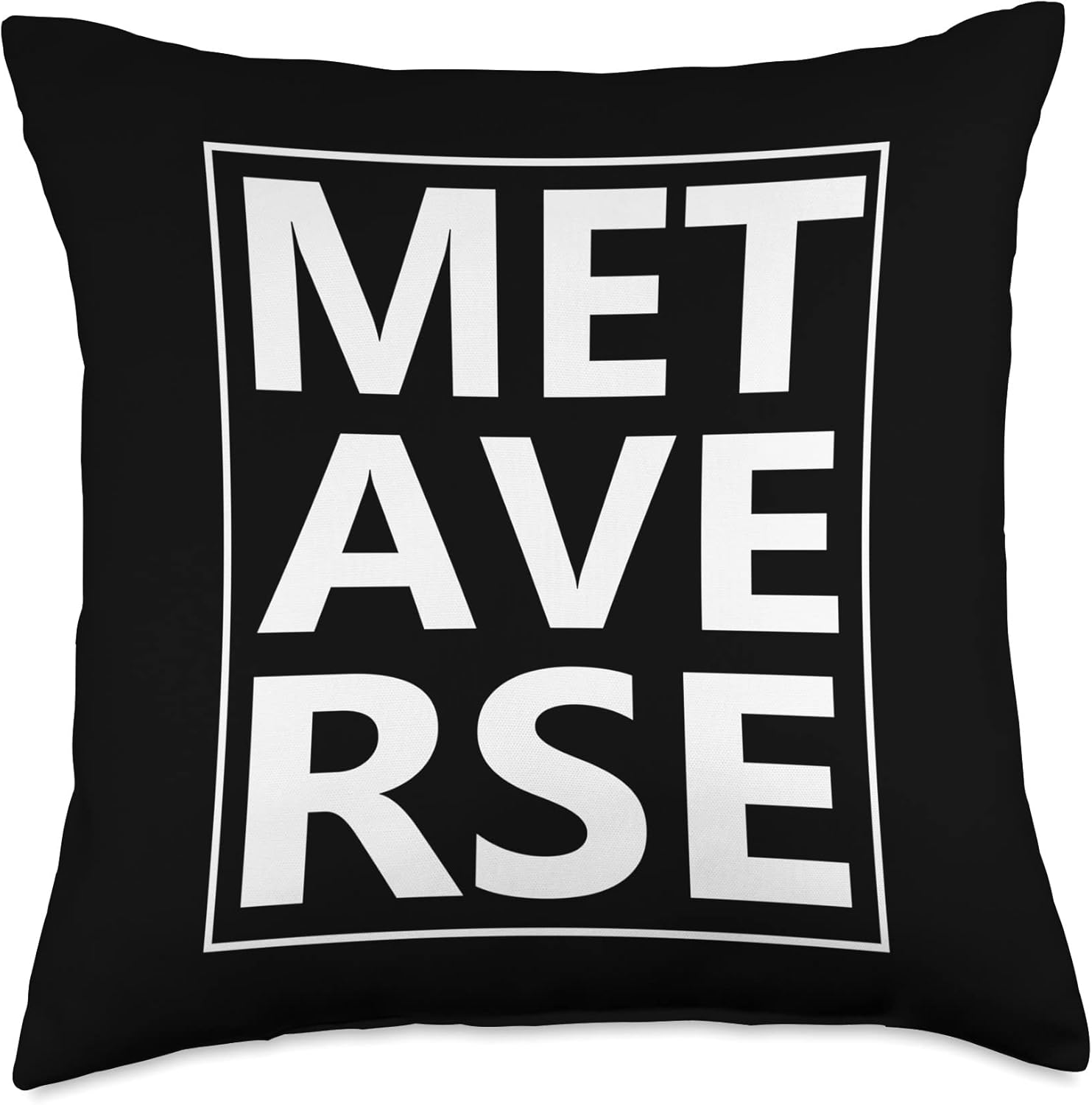 Metahero Metaverse Virtual Reality Shirt & Gifts Metaverse VR Virtual & Augmented Reality Future Internet Throw Pillow, 18×18, Multicolor