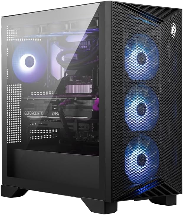 [2024] MSI Aegis RS2 AI C2NUE7-1075US (Intel Core Ultra 7 265K, 192GB DDR5 RAM, 2TB NVMe SSD, NVIDIA GeForce RTX 4070 Super, Windows 11 Pro) Gaming Desktop PC